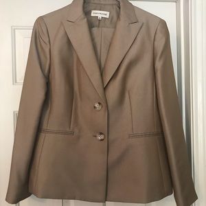 Evan Picone Suit and Pants- Tan/Gold